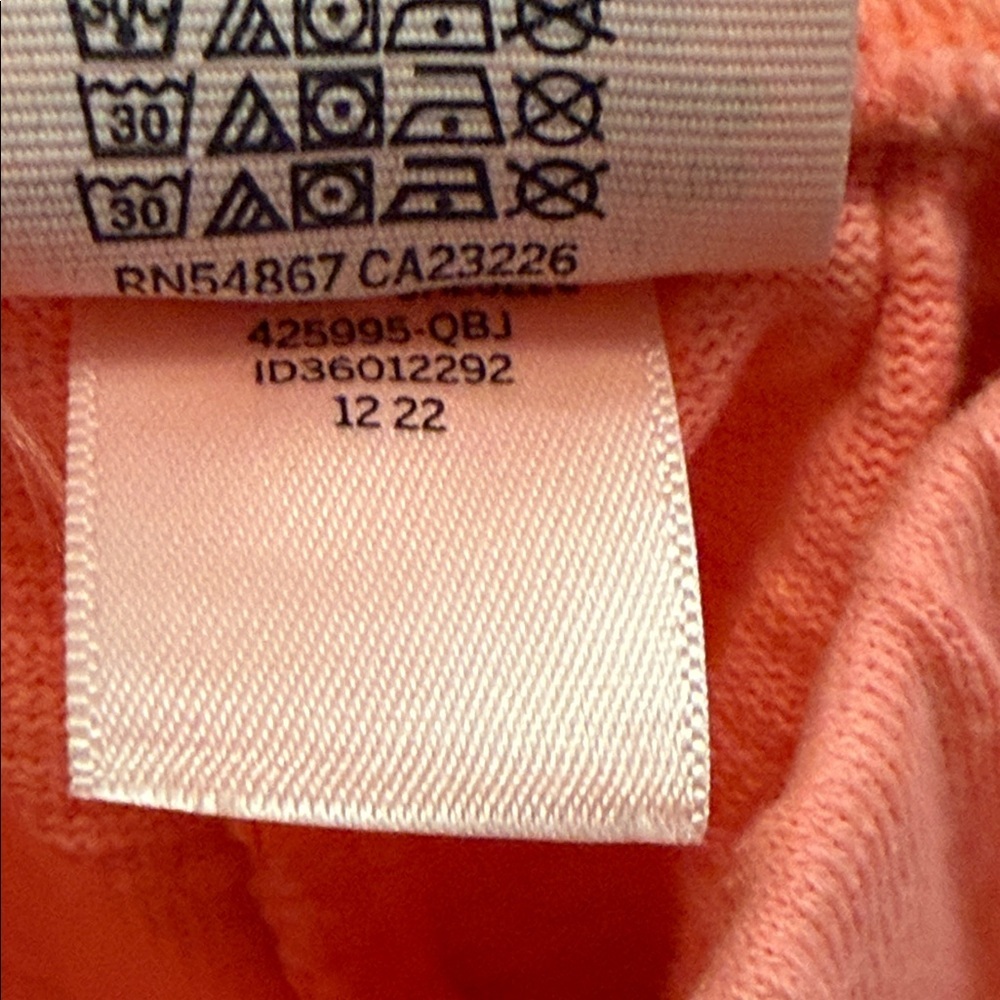 PINK Victoria's Secret Bright Coral Athletic Shorts~Small - Picture 7 of 8